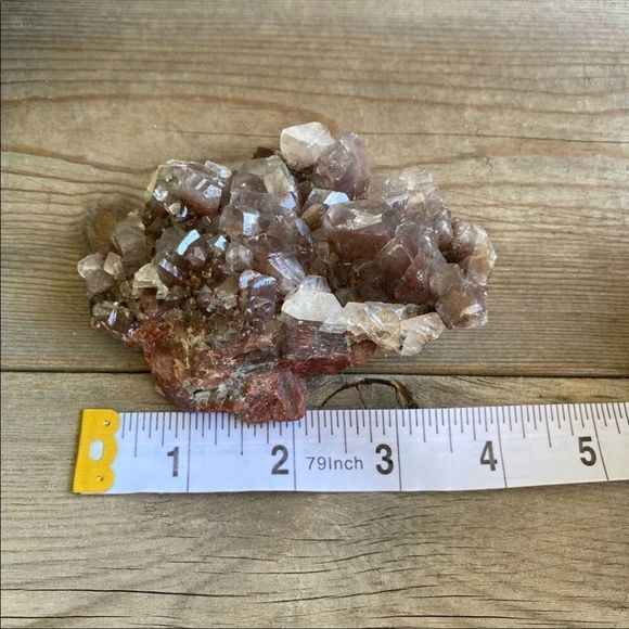 Red Calcite Cluster - Picture 5 of 5